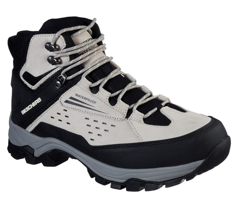 Skechers Relaxed Fit: Polano - Norwood - Mens Hiking Boots Grey/Black [AU-BN2352]